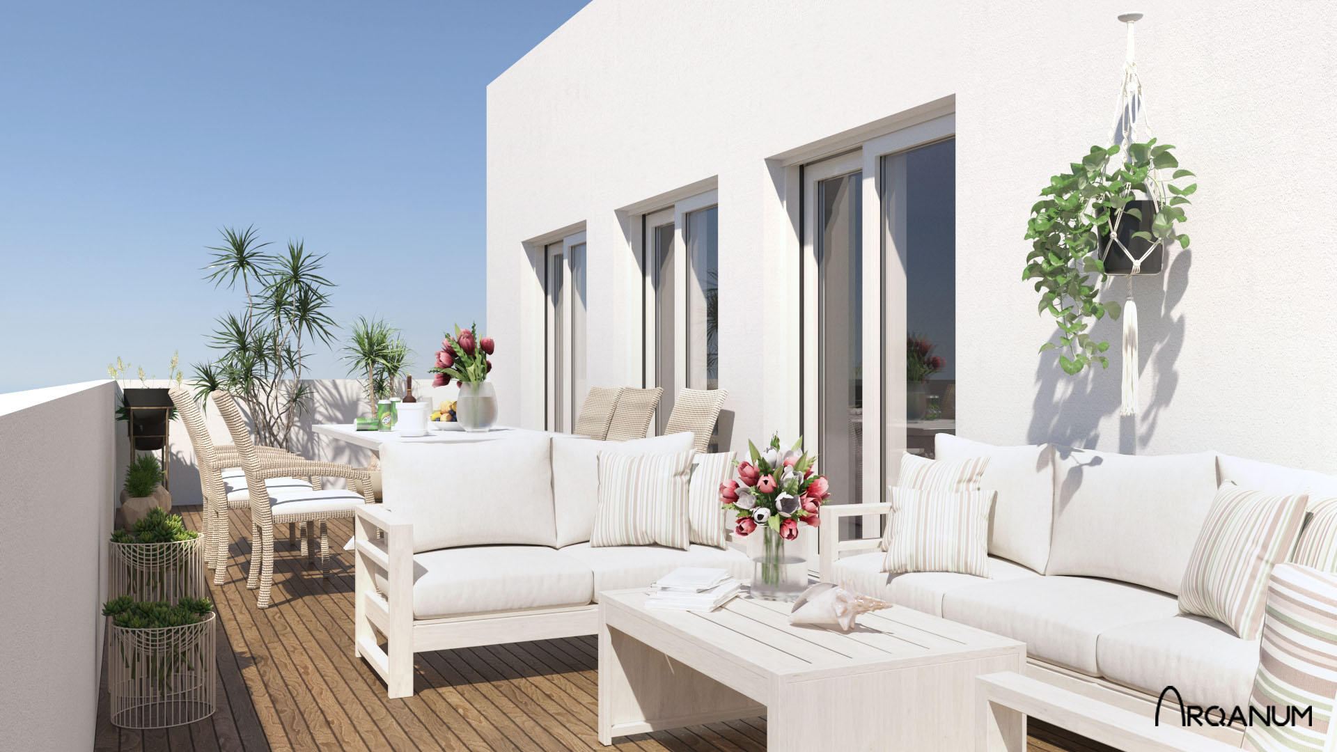 Edificio plurifamiliar en Almería, terraza